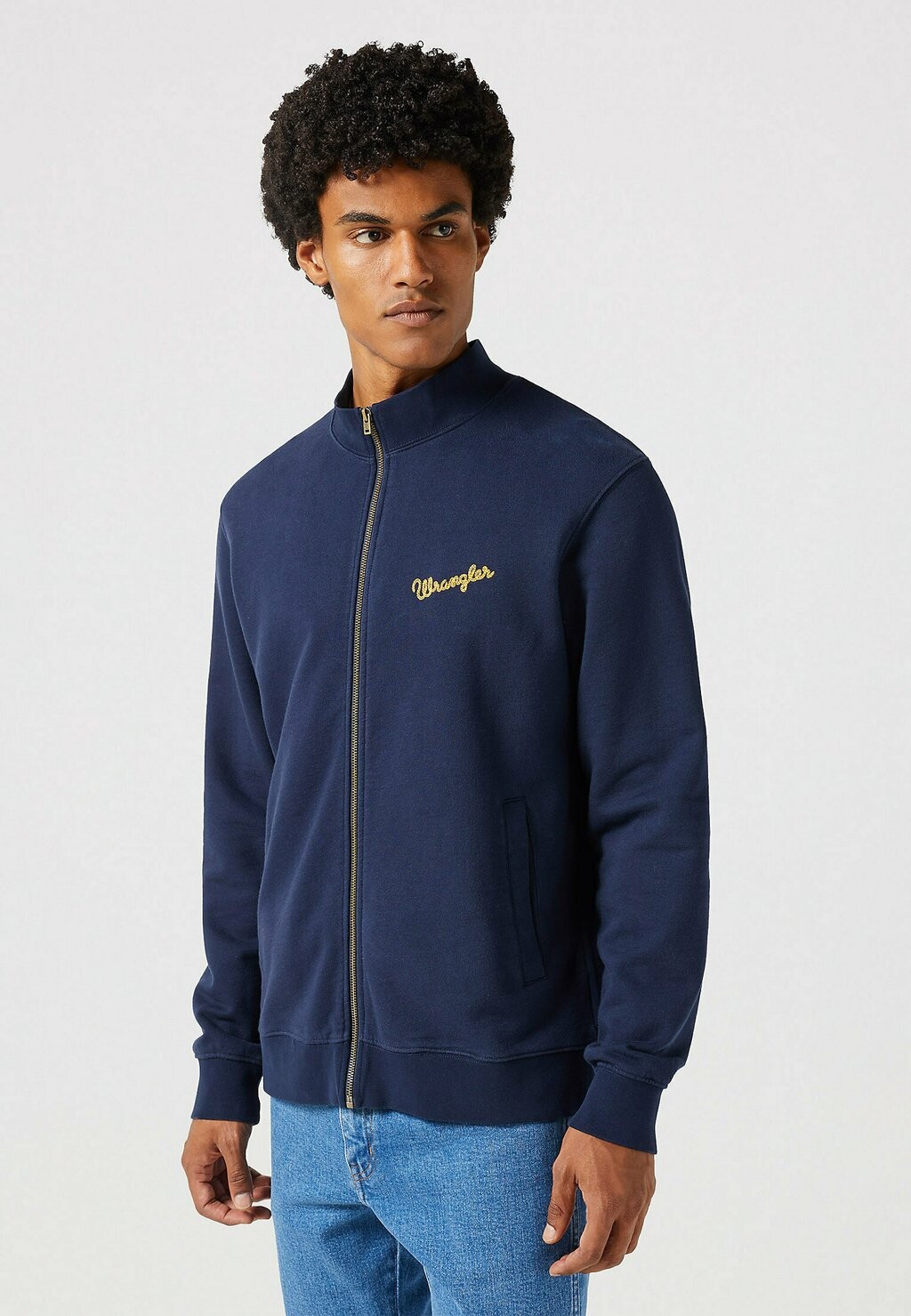 

Толстовка на молнии Wrangler, синий деним
