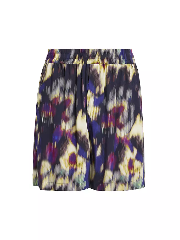 

Эластичные шорты Vataya Isabel Marant, цвет ochre black