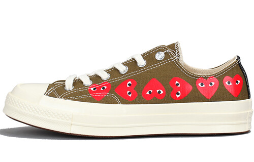 

Парусиновые туфли Converse 1970-х годов унисекс Зеленый/Цапля/Красный