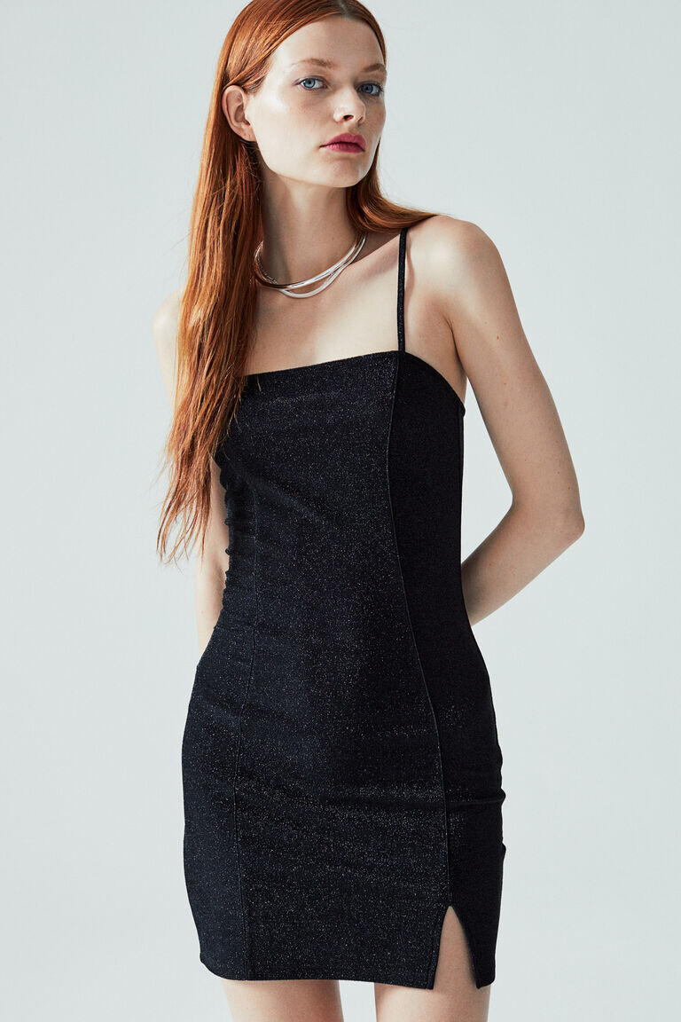 

Облегающее платье H&M, черный