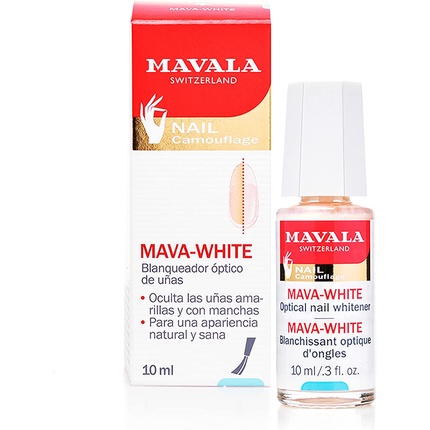 Mava White Оптический отбеливатель для ногтей 10 мл, Mavala