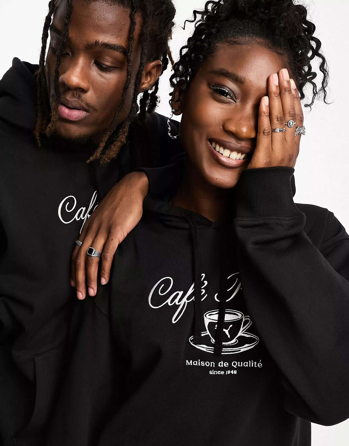 

Худи черного цвета Puma Classics Cafe, Черный