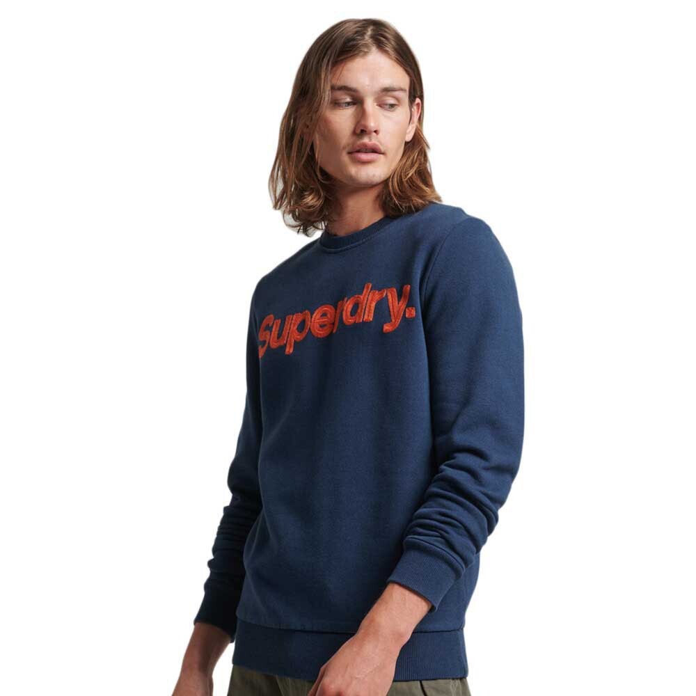 

Толстовка Superdry Vintage Core Logo Classic Crew, синий