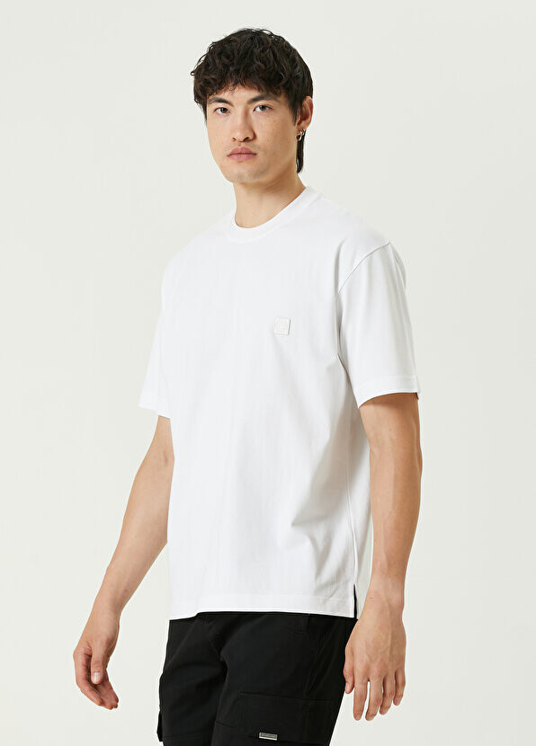 

Белая футболка с нашивками Solid Homme, Белый