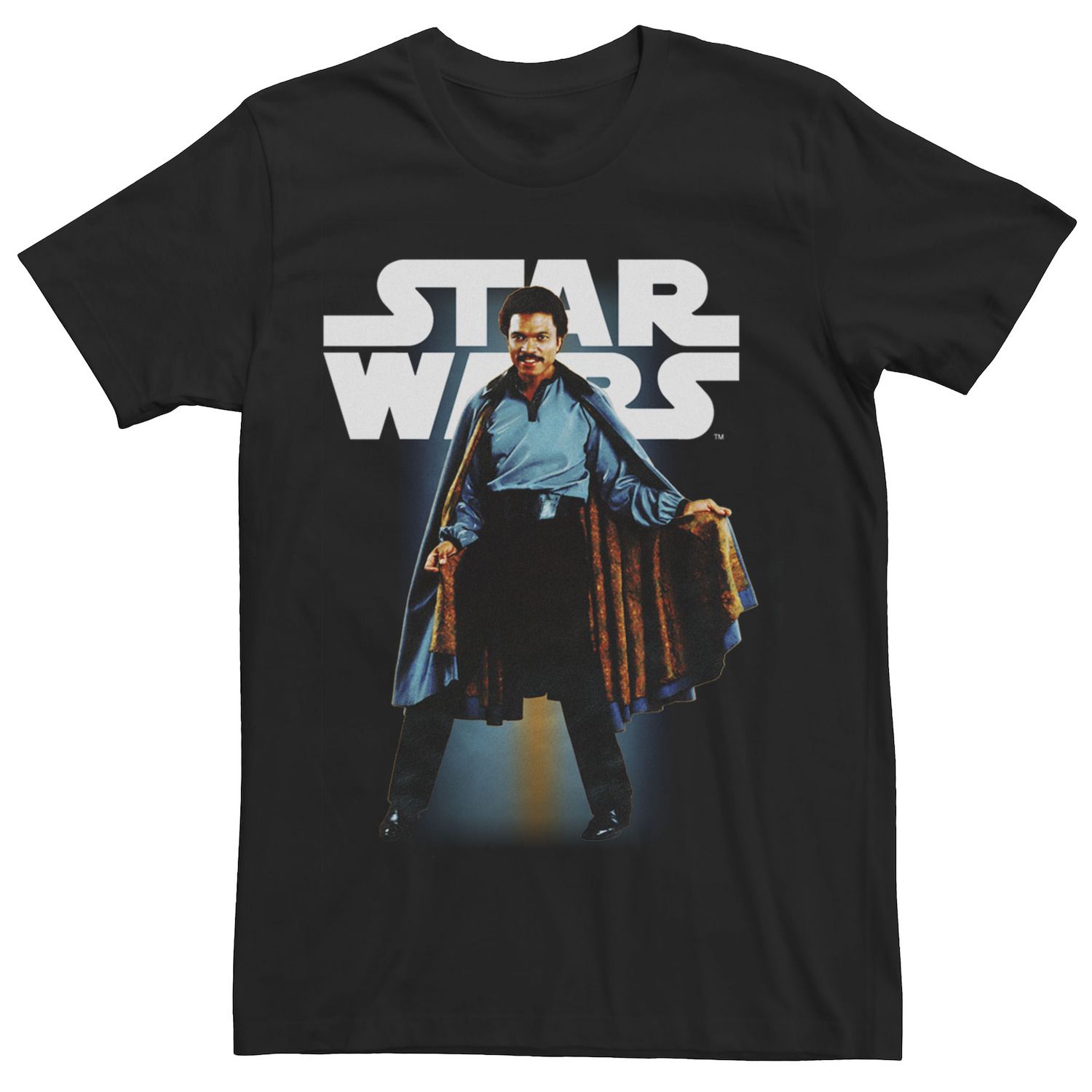Мужская футболка «Звездные войны» Лэндо Калриссиана Licensed Character, черный