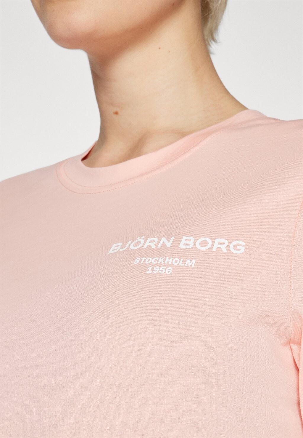 

Базовая футболка Essential Björn Borg, абрикосовый румянец