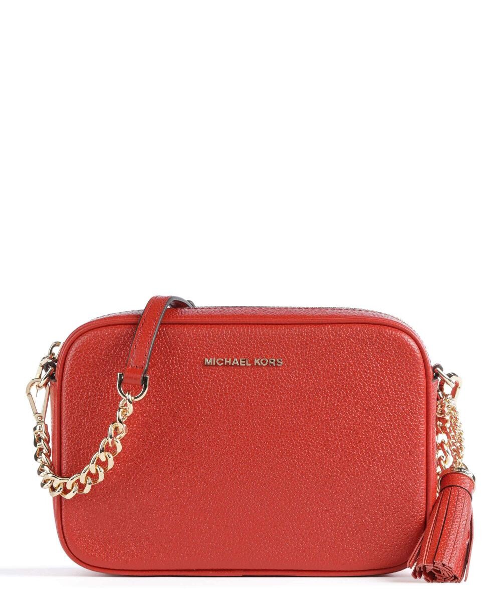 

Сумка через плечо Jet Set из зерненой яловой кожи Michael Kors, красный