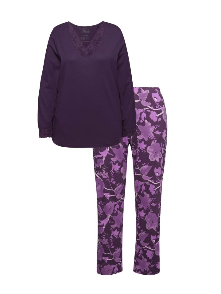 

Пижама Ulla Popken, цвет aubergine