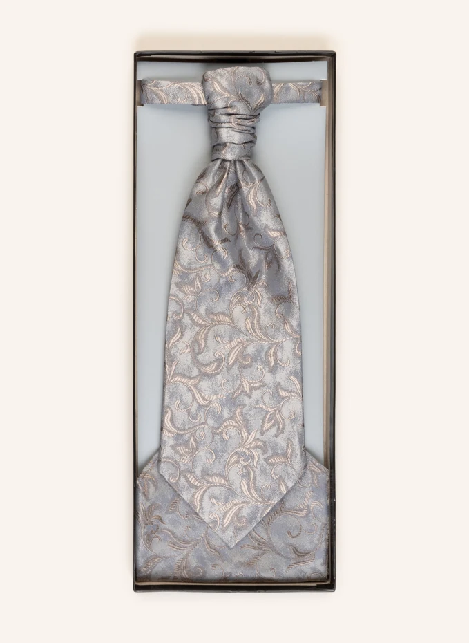 Комплект: галстук и нагрудный платок Wilvorst, бежевый