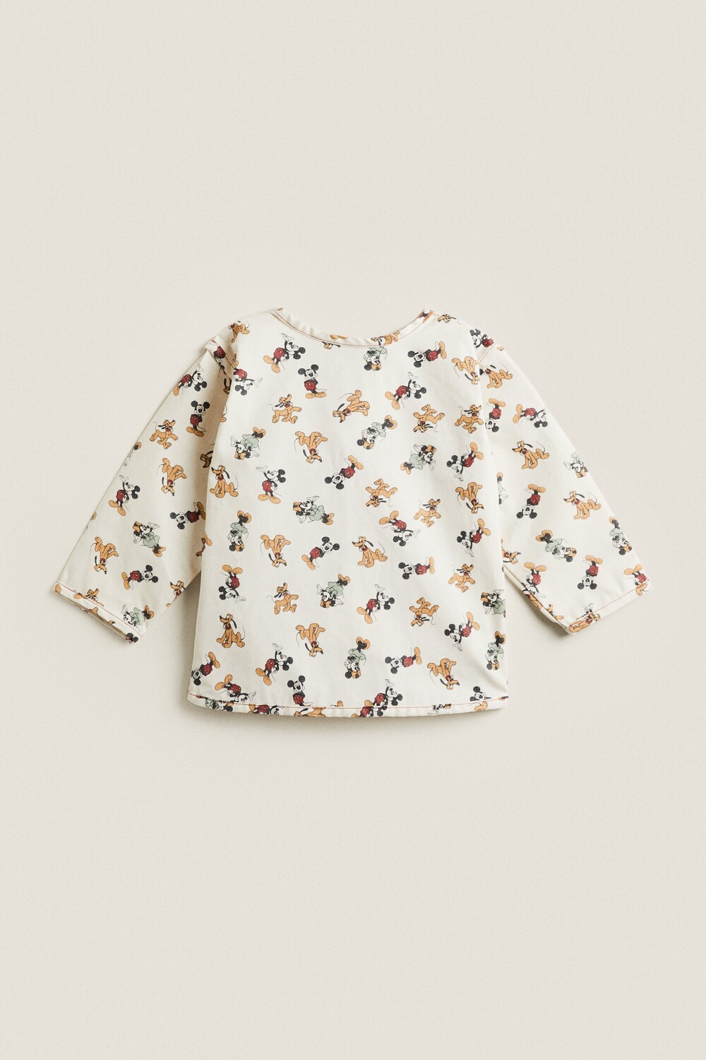 

Кофта детская Zara с рукавами и принтом Микки Маус Disney, крем