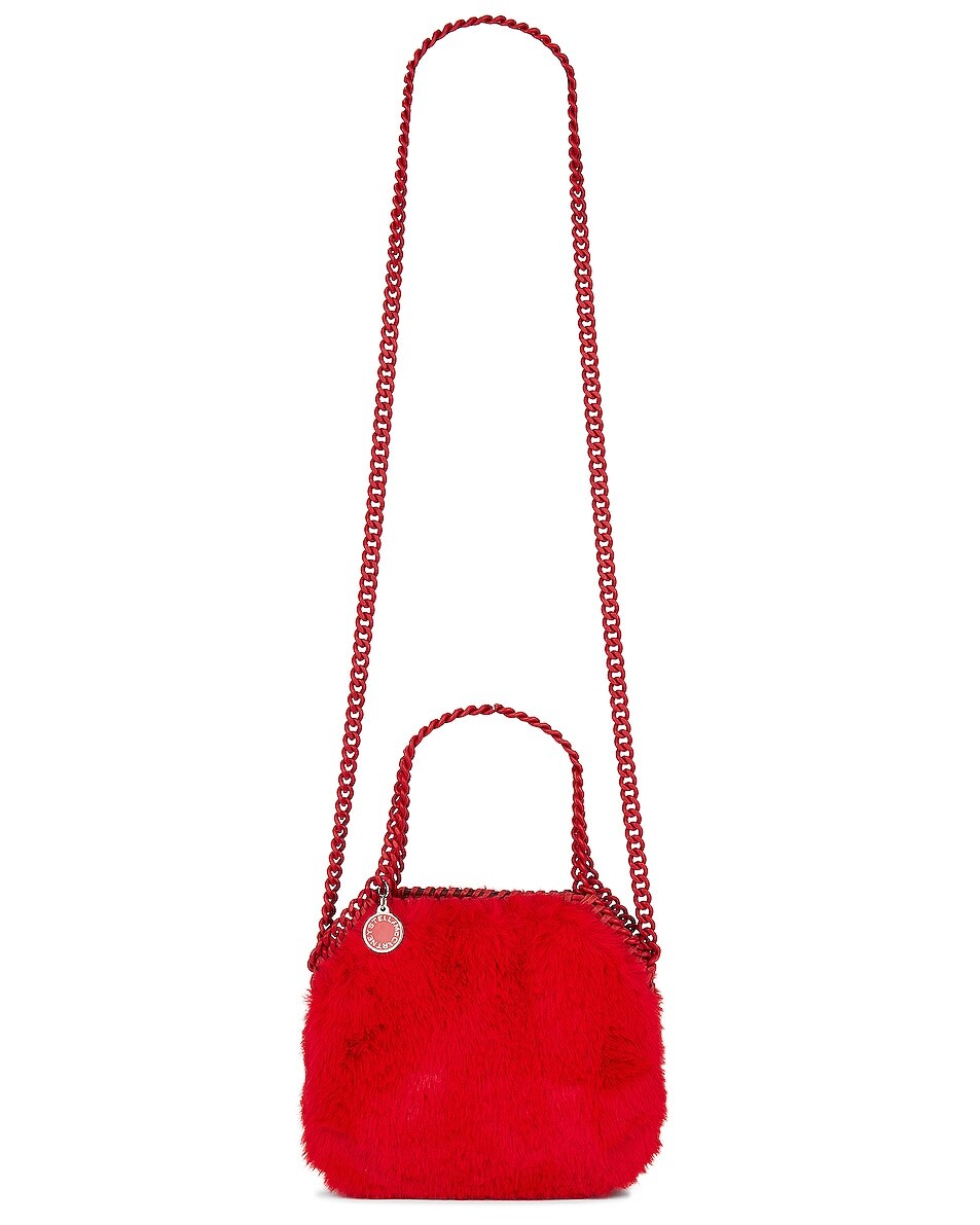 

Сумка-клатч Stella Mccartney Falabella Mini Shoulder, цвет Lipstick Red