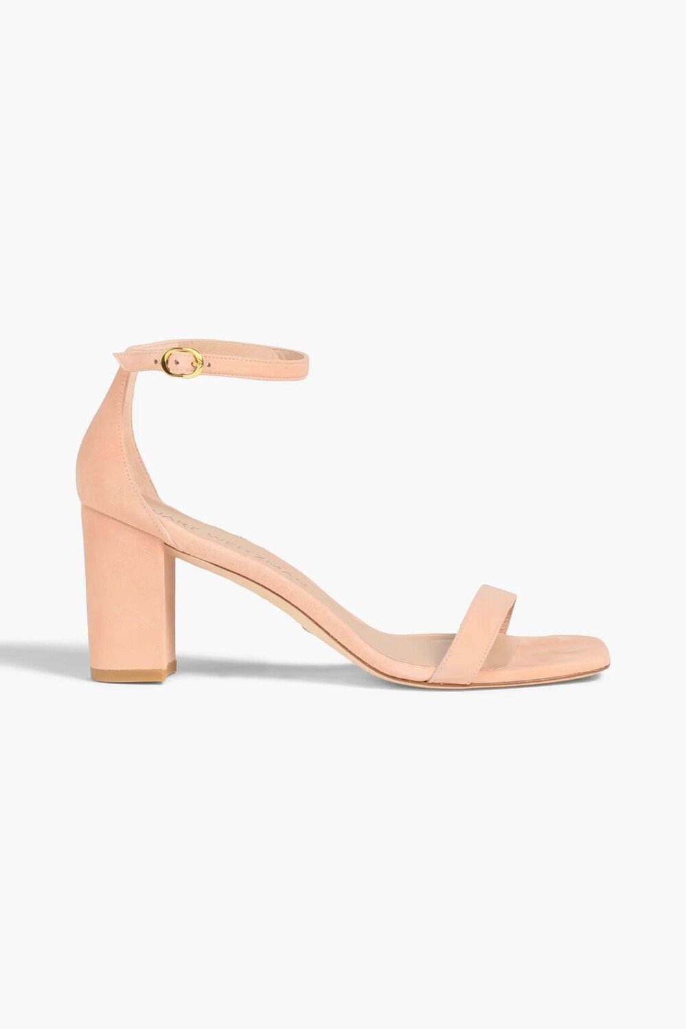 

Замшевые босоножки Stuart Weitzman, цвет Blush