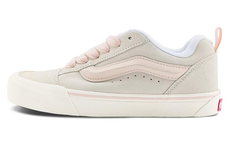 

Женская обувь для скейтбординга Vans Knu Skool, белый/розовый, Розовый;белый