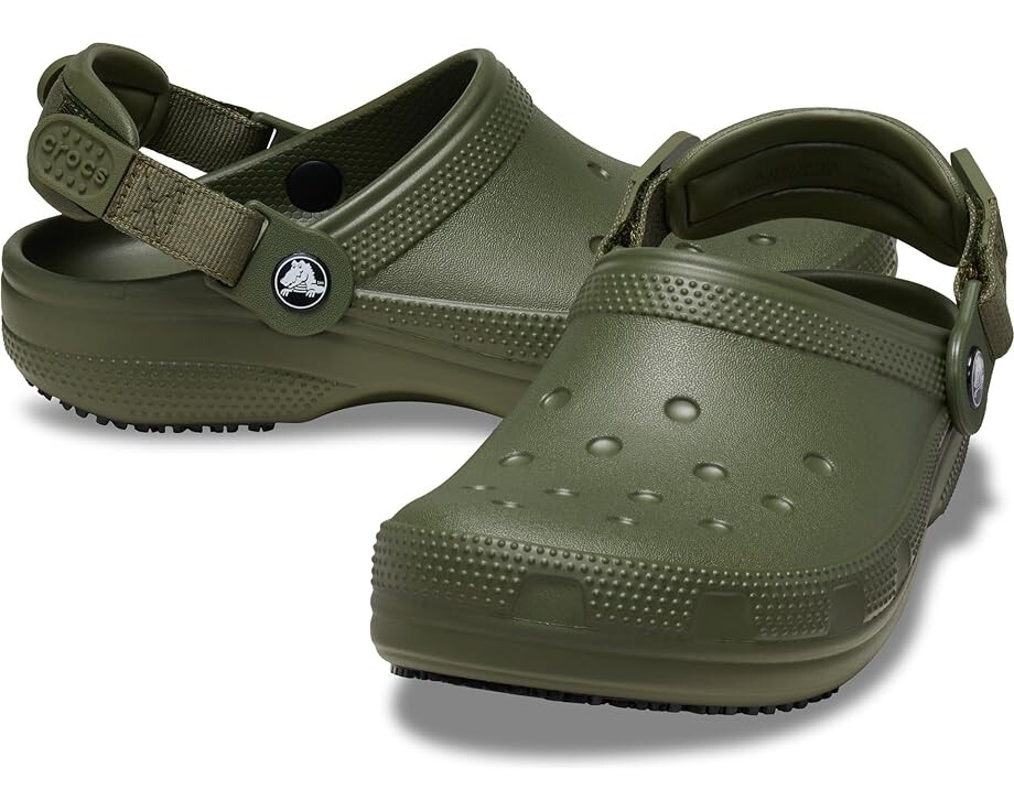 

Сабо Crocs Work Classic Work Clog, цвет Army Green