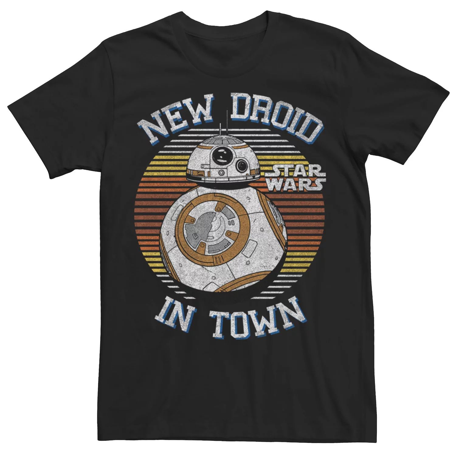 Мужская футболка в стиле ретро BB-8 Droid Robot Star Wars