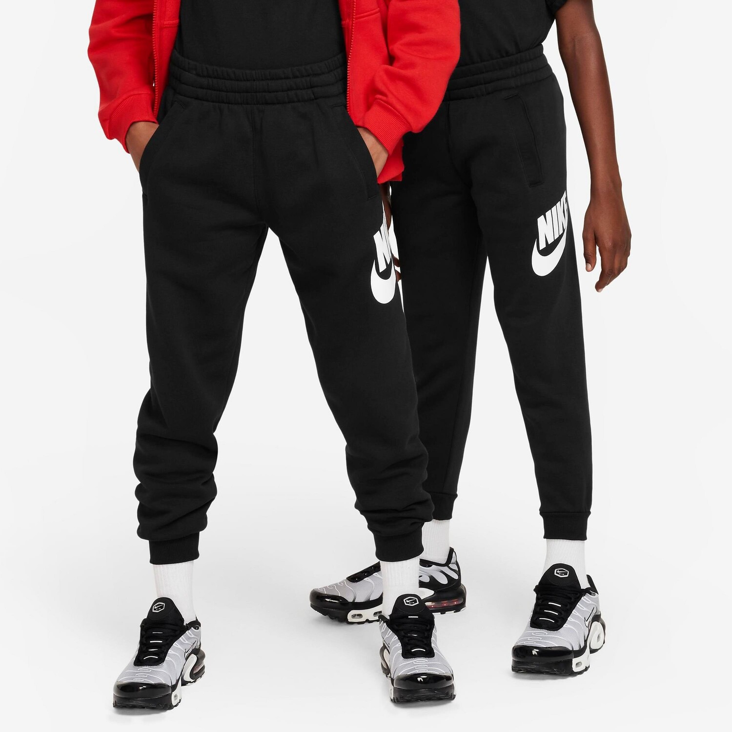 

Детские брюки-джоггеры из флиса Nike Club, черный
