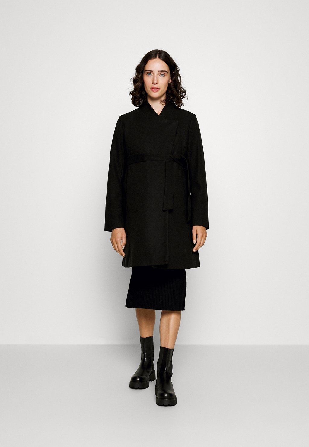 Пальто MAMALICIOUS MLROX COAT, черный