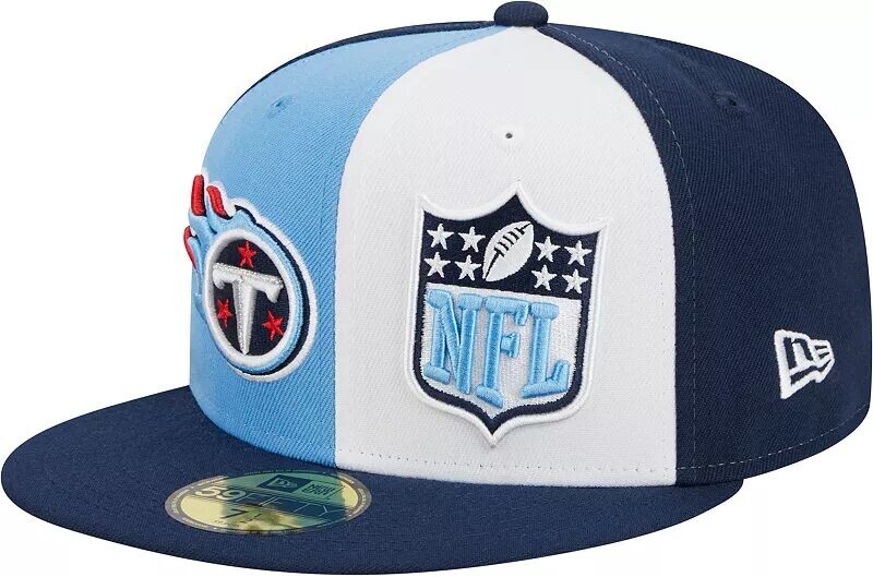 

Мужская кепка New Era Tennessee Titans 2023 Sideline Pinwheel 59Fifty