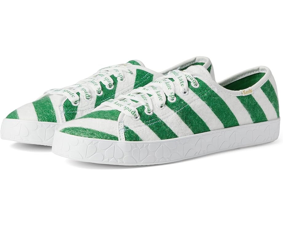 

Кроссовки Keds Kickstart Kate Spade, белый/зеленый