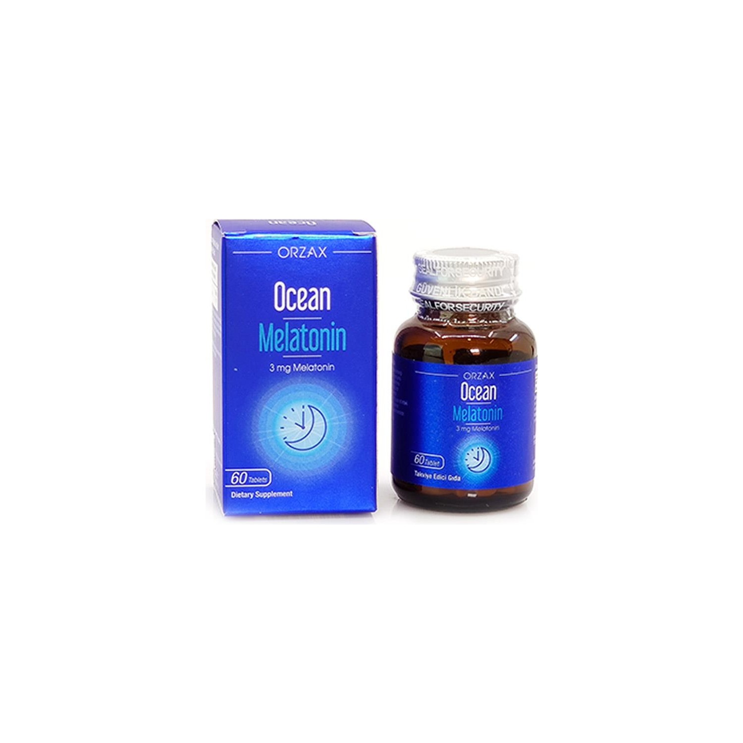 Пищевая добавка Orzax Ocean Melatonin 3 мг, 60 капсул мелатонин для сна natrol melatonin 5mg 60 шт