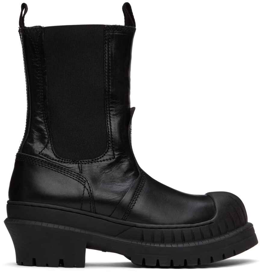 

Черные кожаные ботинки челси Acne Studios