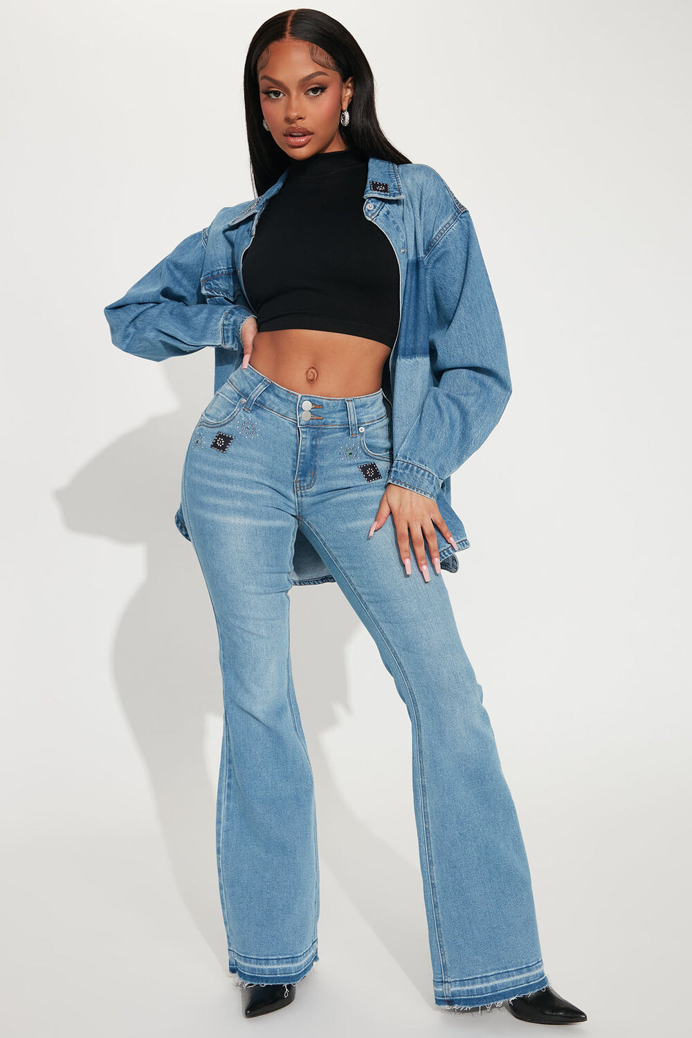 

Джинсы Fashion Nova FN1300I477A, синий