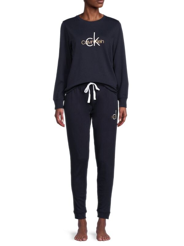 

Пижамный комплект из двух предметов с логотипом Calvin Klein Shoreline