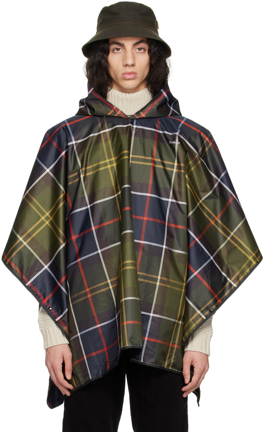 

Многоцветное пальто в клетку тартан Barbour