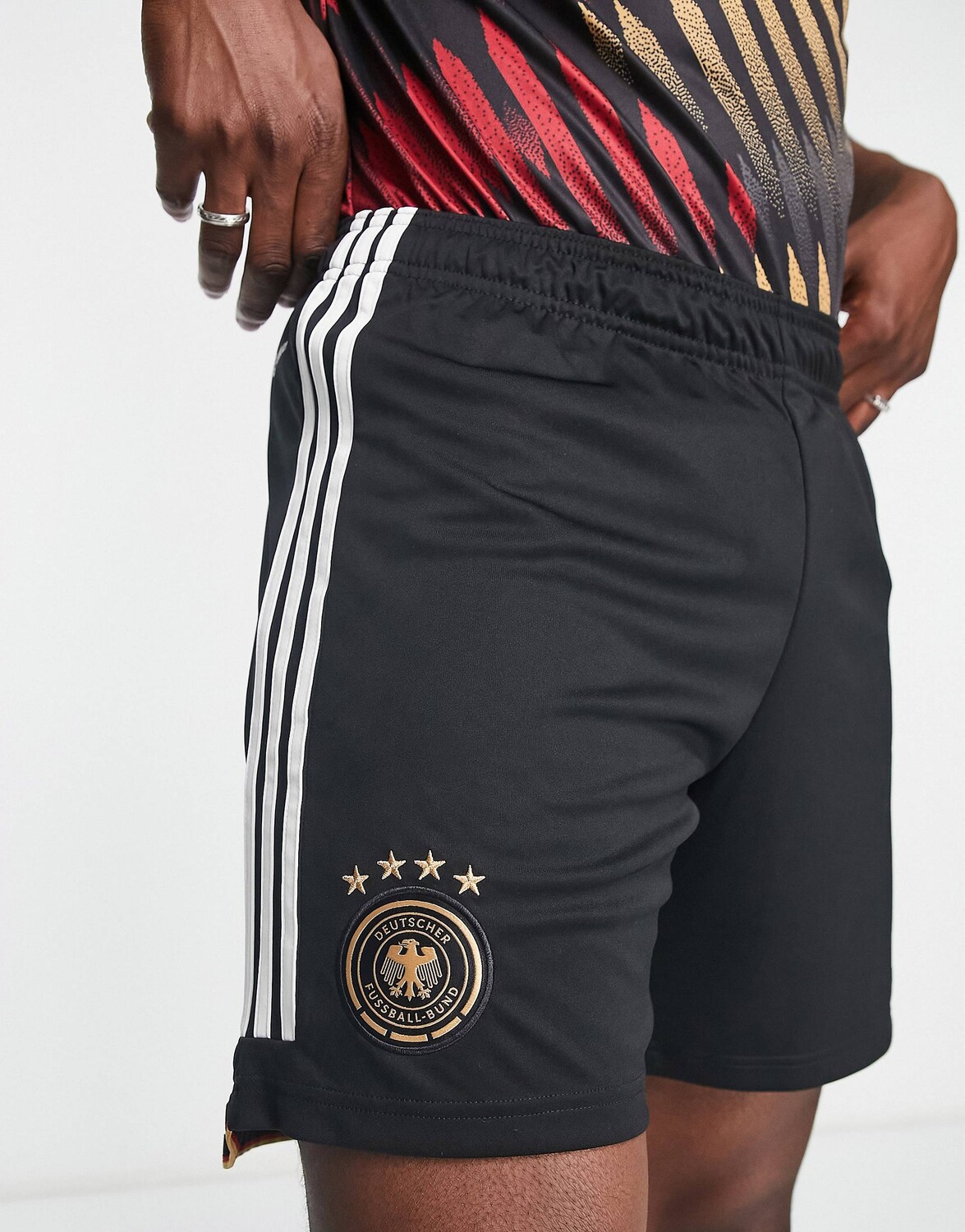 

Черные домашние шорты adidas Football Germany World Cup 2022