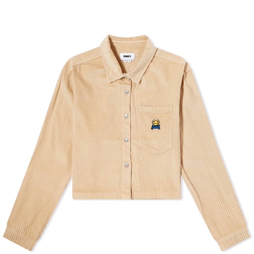 

Рубашка Obey Liam Cropped Cord Shirt