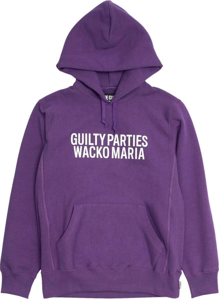 Худи Wacko Maria Heavyweight Pullover Hoodie Purple, фиолетовый худи human made heavyweight purple фиолетовый