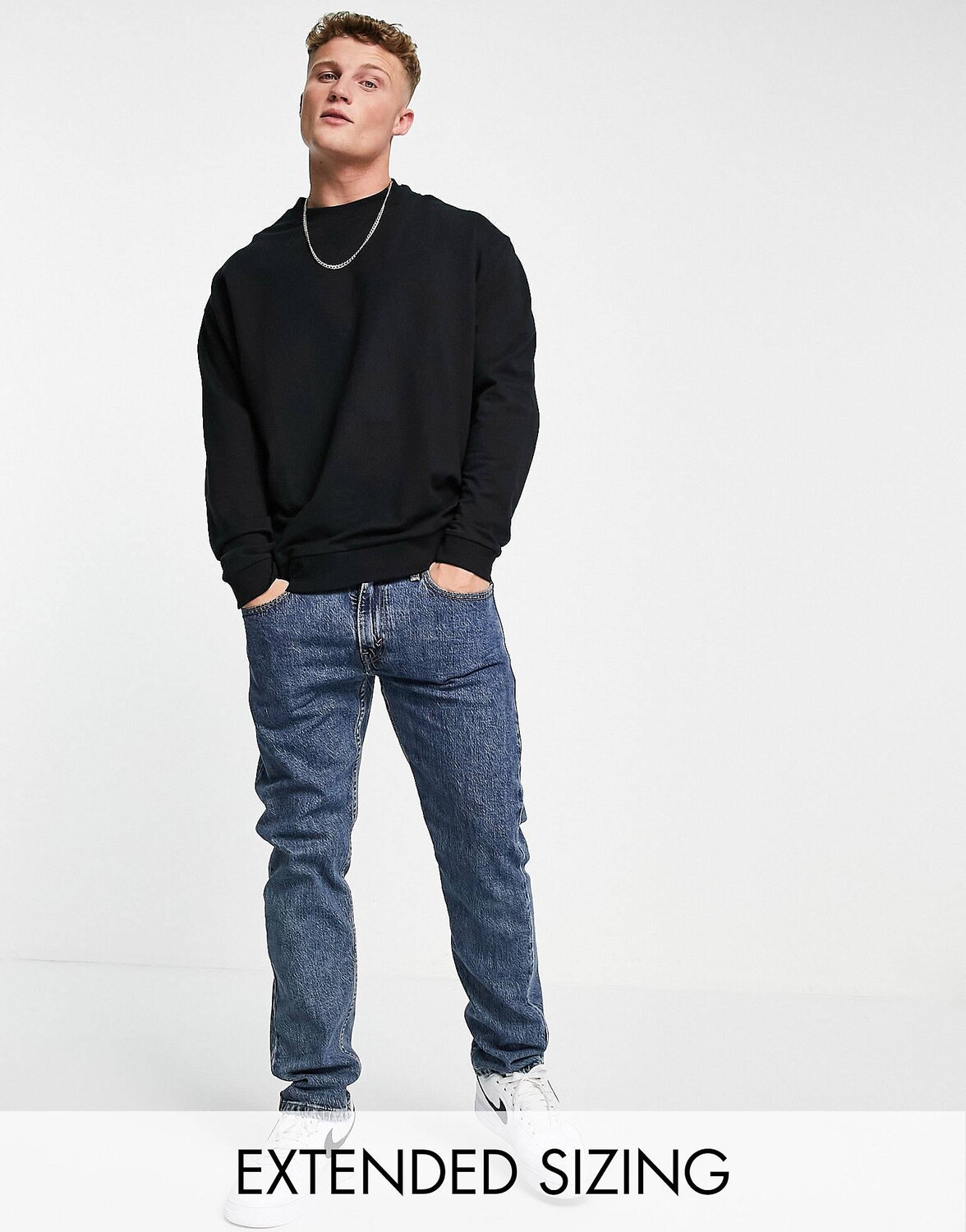 

Черная облегченная толстовка оверсайз ASOS DESIGN - BLACK - BLACK