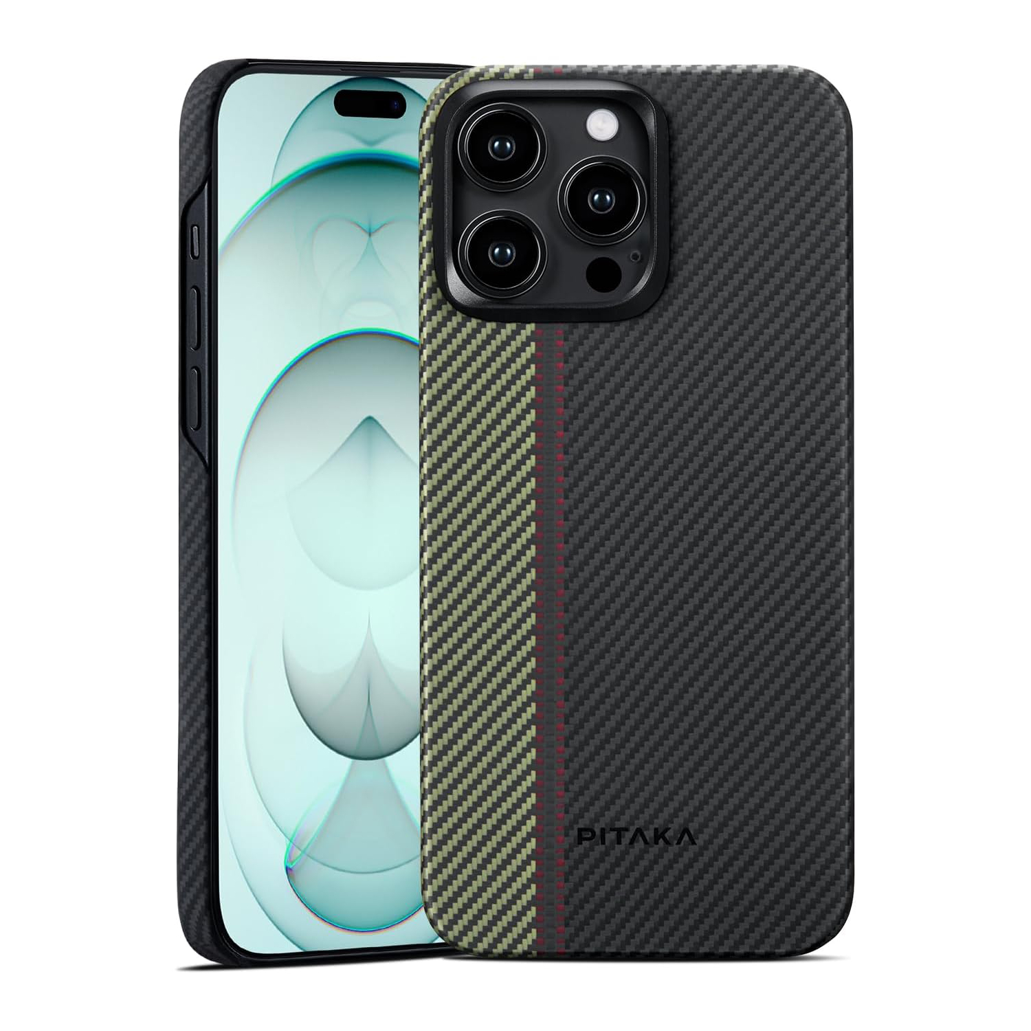 Чехол Pitaka MagEz Case 4 для iPhone 15 Pro, Overture противоударный чехол pitaka magez pro 4 для iphone 15 pro 6 1 черно синий