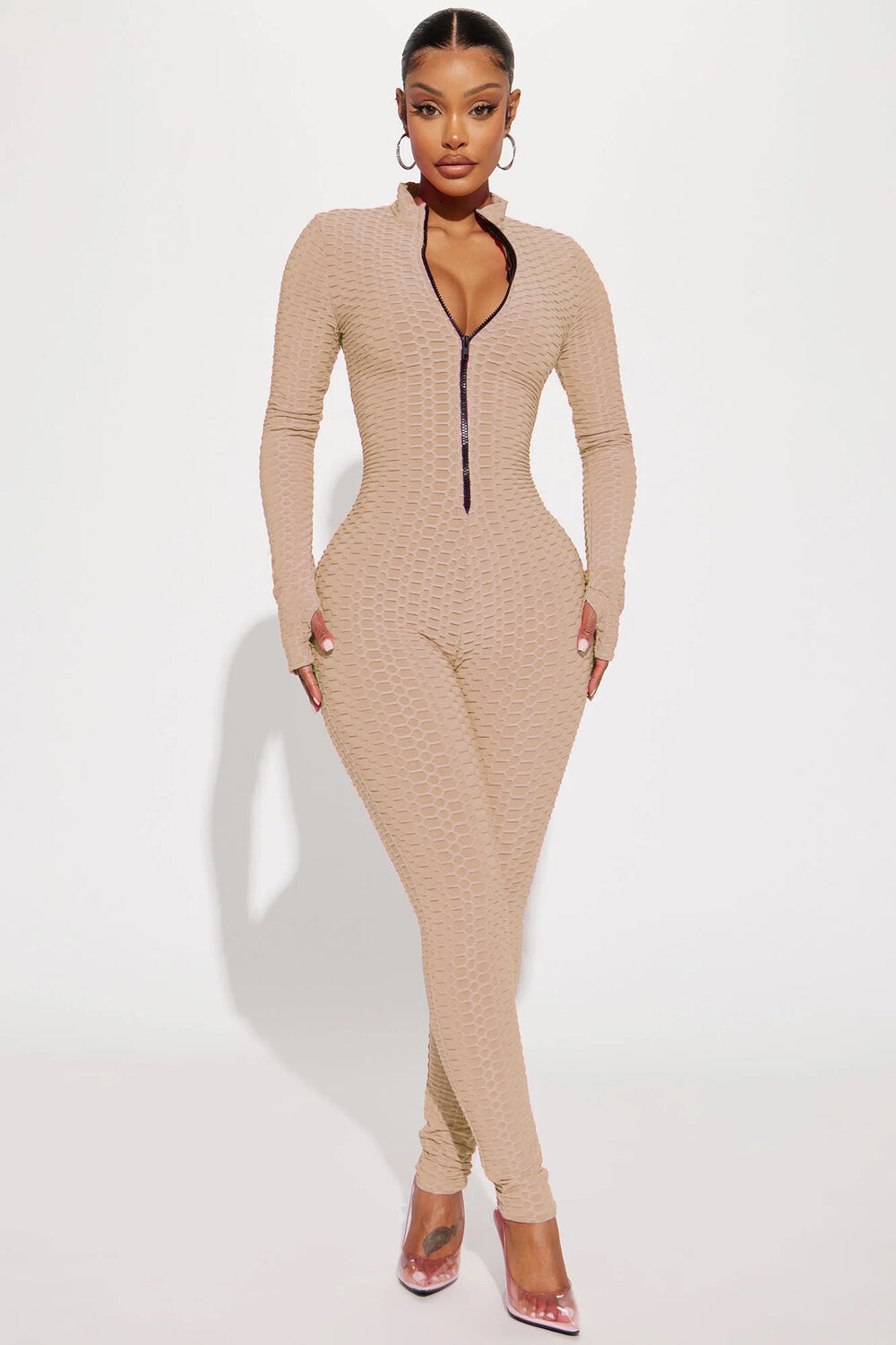 

Комбинезон Fashion Nova J3618, мокко