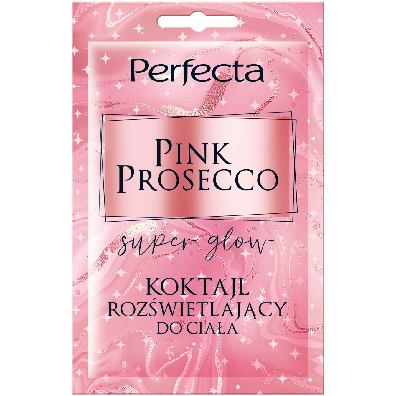 Perfecta Pink Prosecco сияющий коктейль для тела, 18 мл - фото