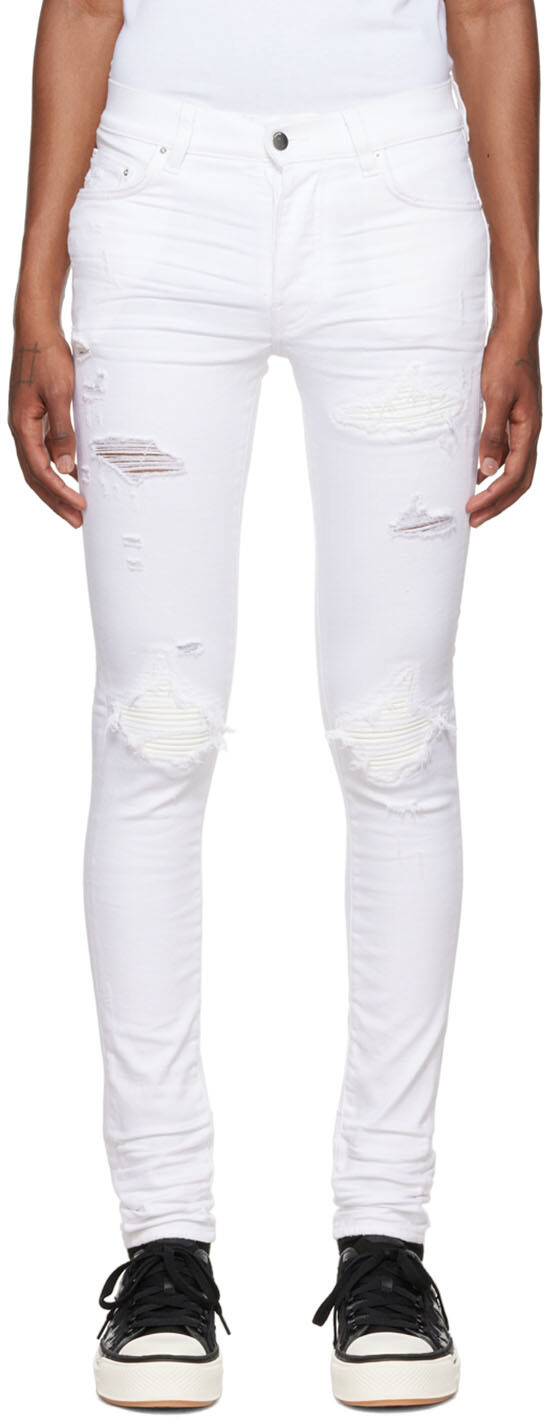 

Белые джинсы MX1 AMIRI