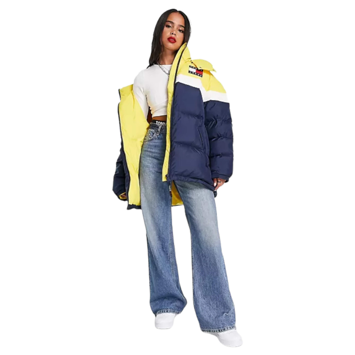 

Куртка Tommy Hilfiger Alaska Down Fill Puffer, желтый/синий