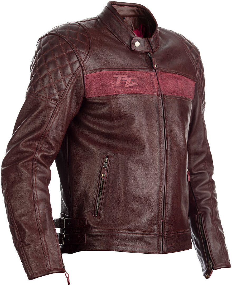 RST Brandish Motorcycle Leather Jacket Мотоцикл Кожаная куртка, куртка leather motorcycle jacket blue marble paris черный