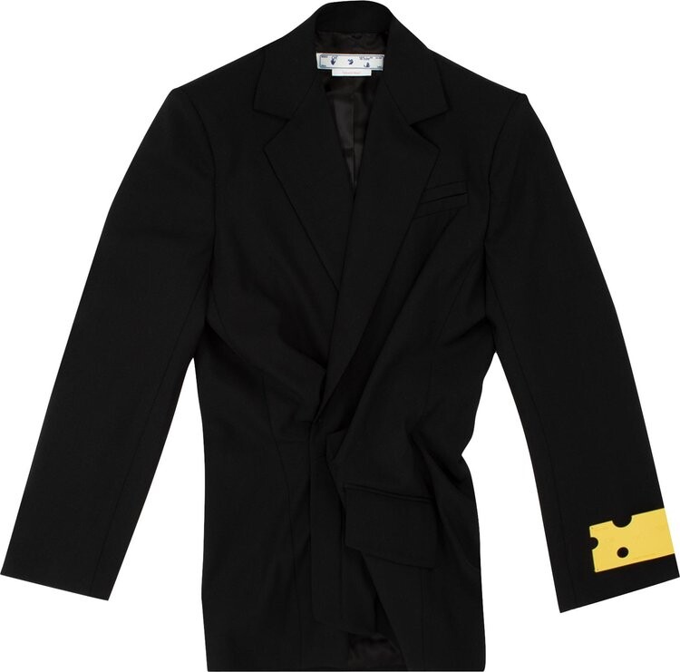 

Платье Off-White Dry WO Twist Blazer Dress 'Black', черный