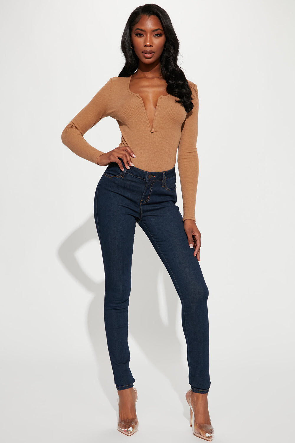 

Джинсы скинни Fashion Nova P633T, деним