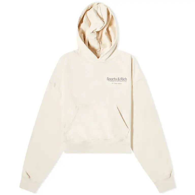 

Худи Sporty & Rich Club Cropped, кремовый, Бежевый