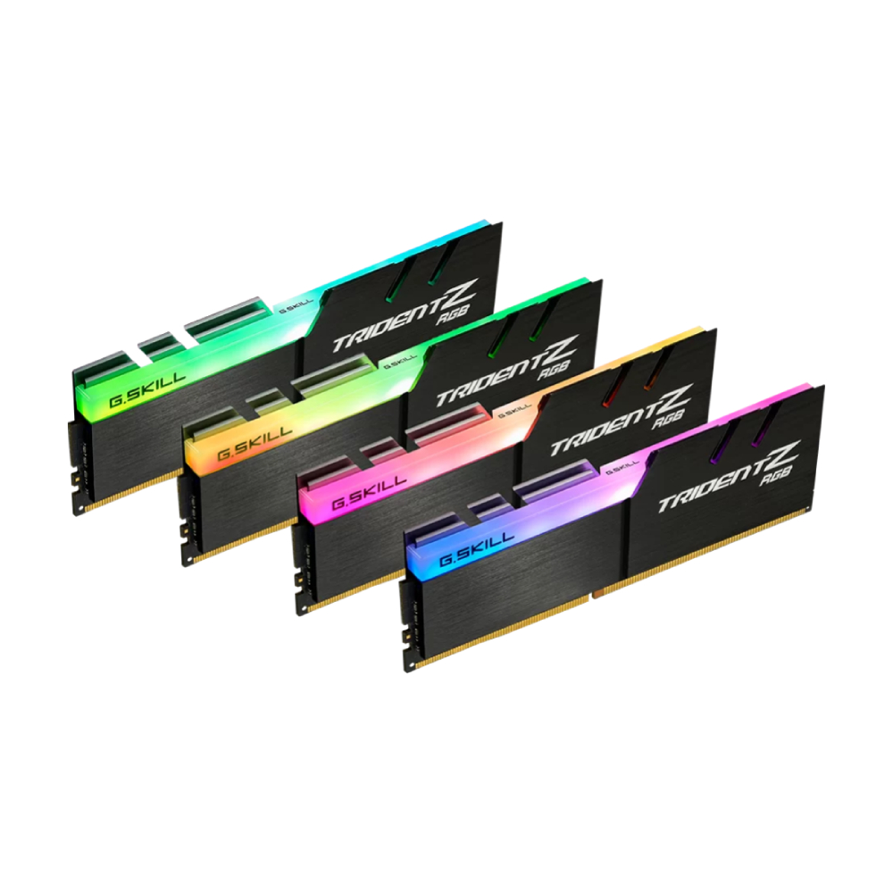Оперативная память G.SKILL Trident Z RGB, 32 Гб DDR4 (4x8 Гб), 4000 МГц, F4-4000C18Q-32GTZRB
