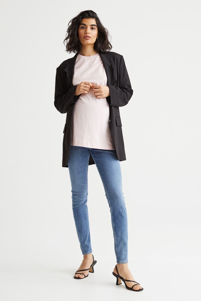 

Джинсы суперскинни MAMA H&M, синий деним