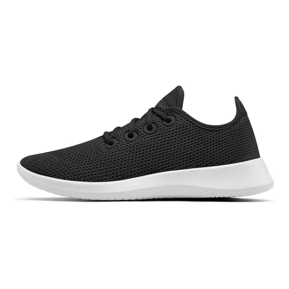 Кроссовки Allbirds Tree Runners, jet black white sole - фото