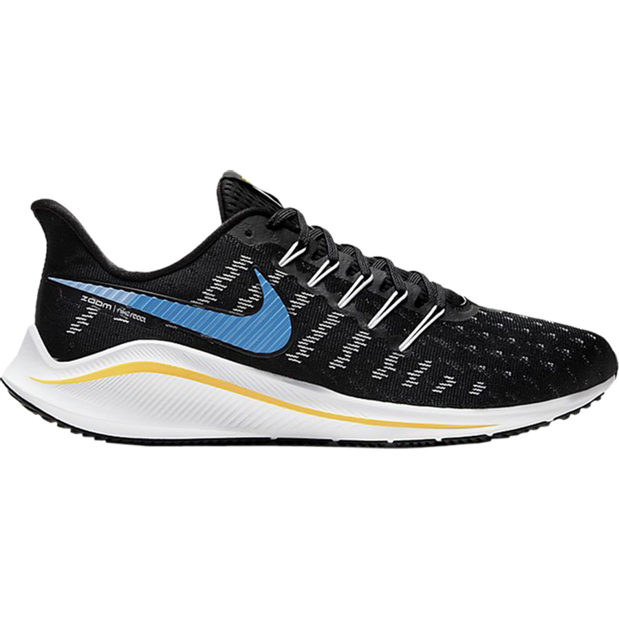 Кроссовки Nike Air Zoom Vomero 14, черный/голубой/мультиколор nike original new arrival 2018 air zoom vomero 12 men s running shoes breathable outdoor sneakers 863762 001