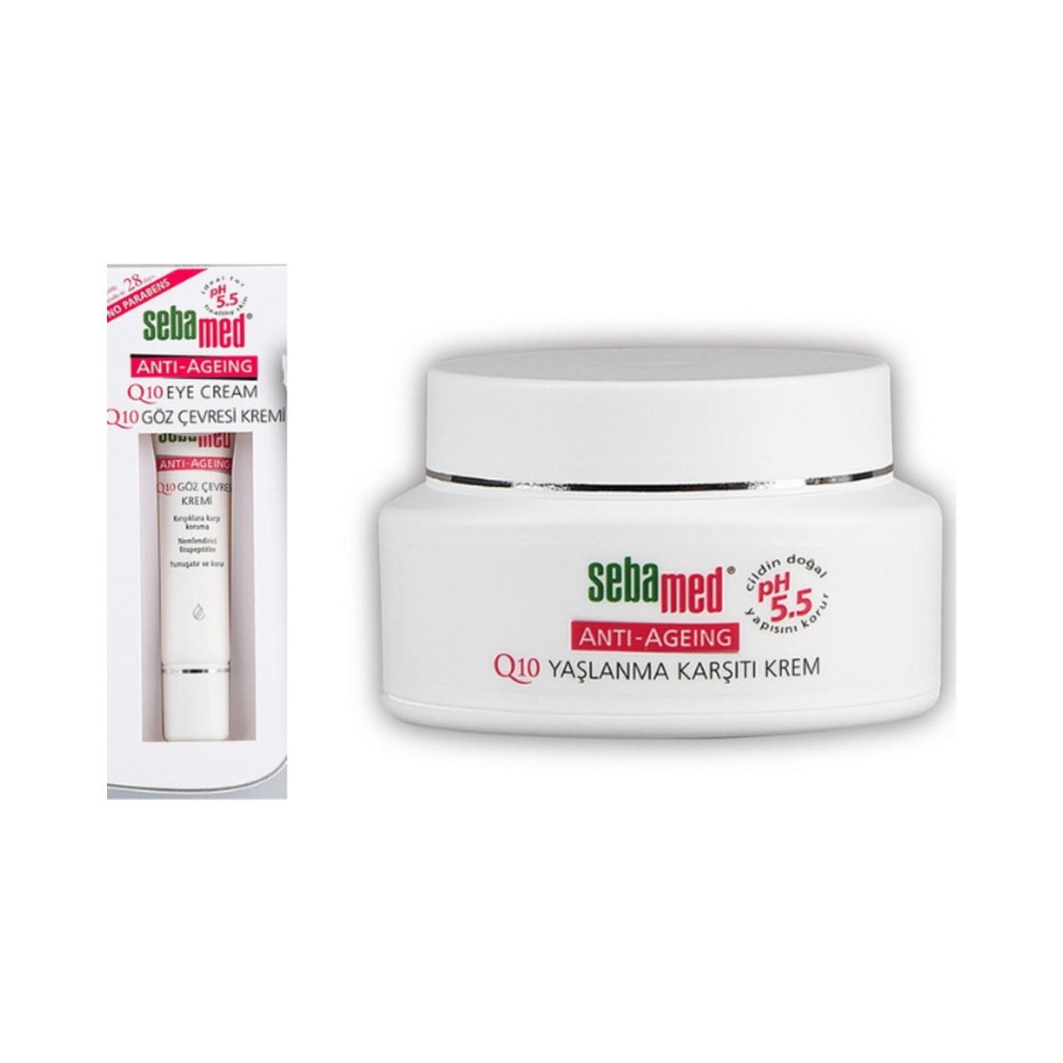 Омолаживающий крем Sebamed Q10 Anti-Aging Conditioner Set крем для рук lanskin anti aging hand cream coenzyme q10 100 мл