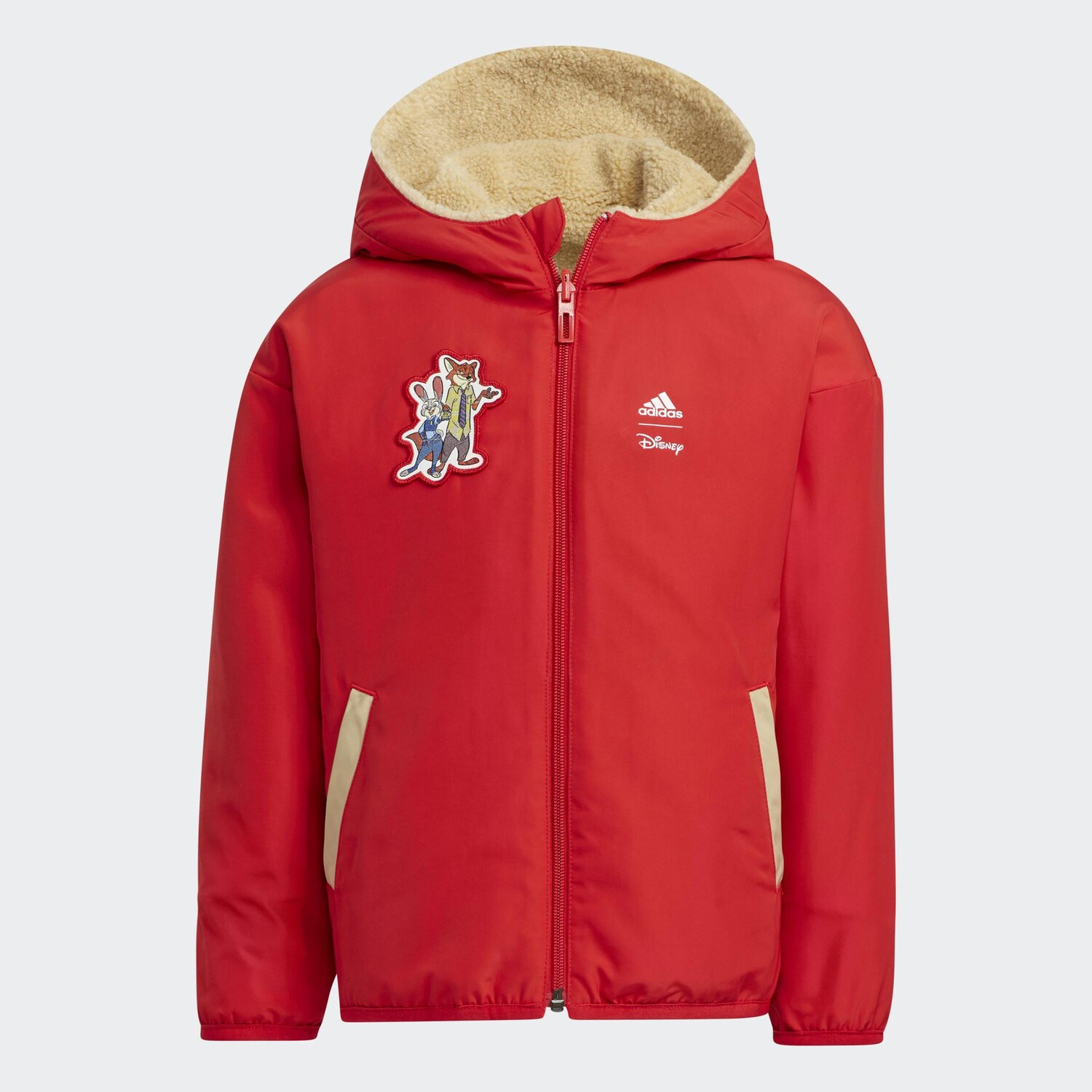 

Куртка Adidas Professional Sports Training Disney Animal Square City Reversible, красный/мультиколор