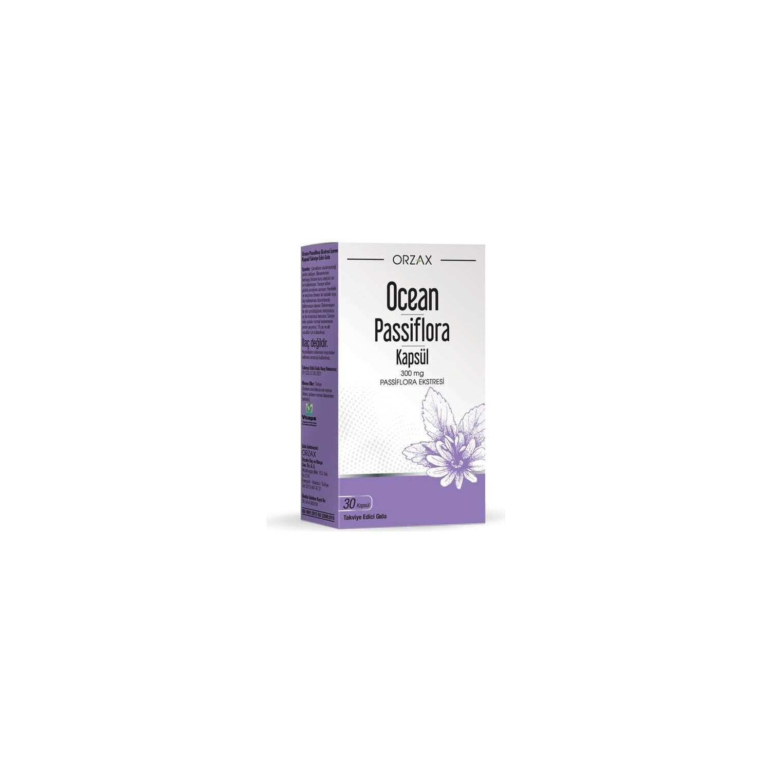 

Пищевая добавка Orzax Passiflora 300 мг, 30 капсул