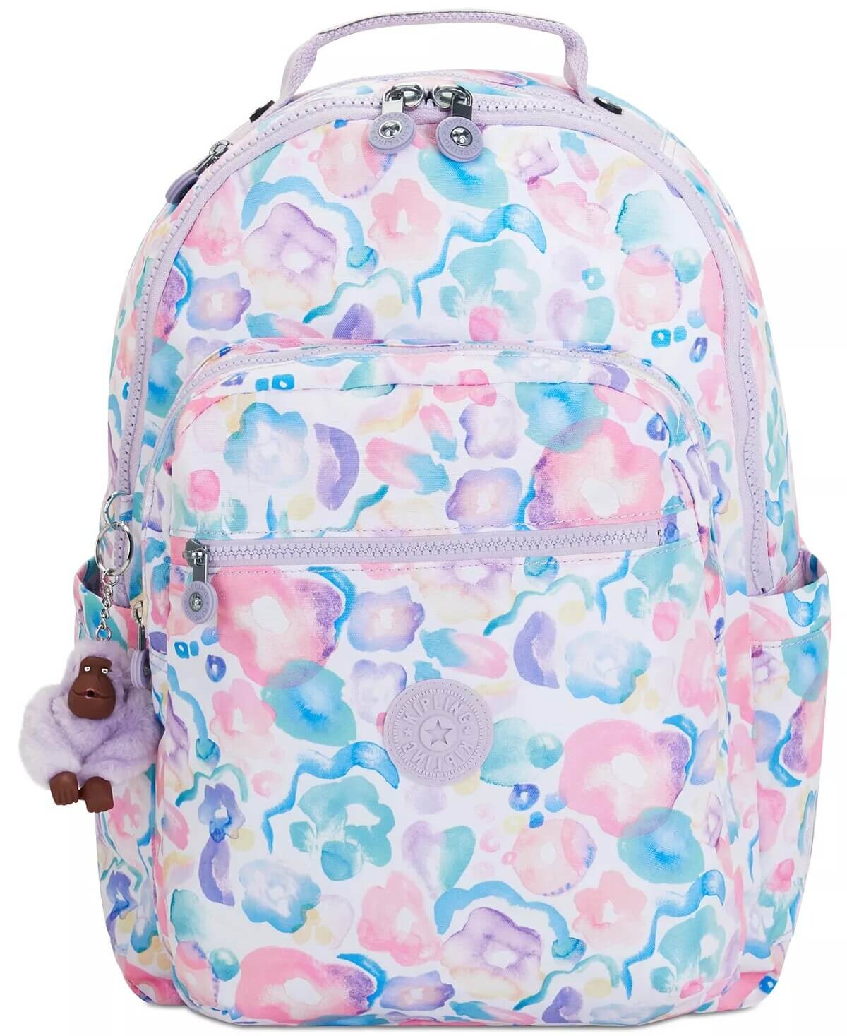 

Рюкзак Kipling Seoul Large 15" Laptop, белый/мультиколор