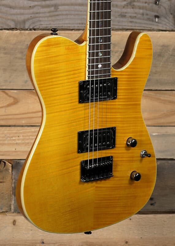 

Электрогитара Fender Special Edition Custom Tele FMT HH Amber Edition Custom Tele FMT HH Electric Guitar Amber